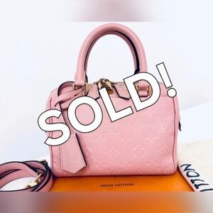 RARE FIND – Empreinte Speedy Bandouliere 20 in Rose Poudre 💖